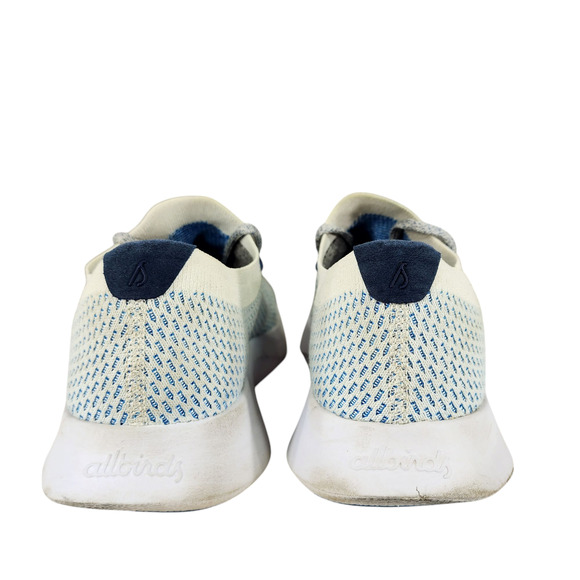 Allbirds Women 10.5 Tree Dasher Running Shoe Light Blue White Lace Up Washable - Picture 5 of 12
